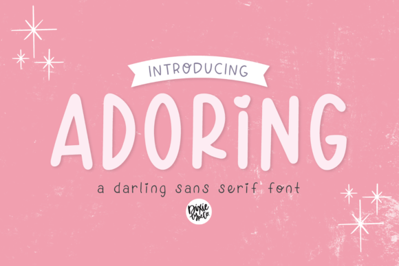 Adoring: The Handwritten Font for Romantic Projects