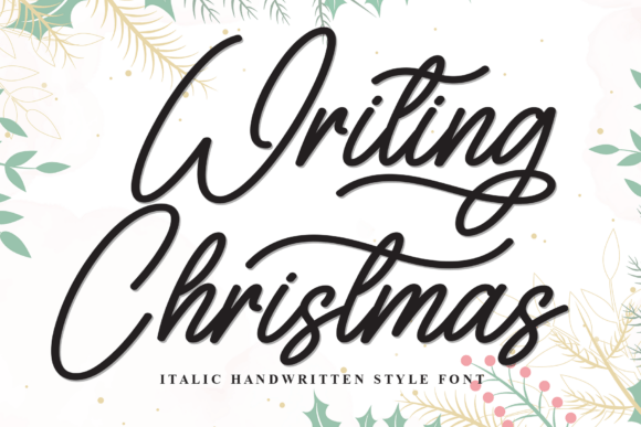 Capturing Festive Elegance with Writing Christmas
