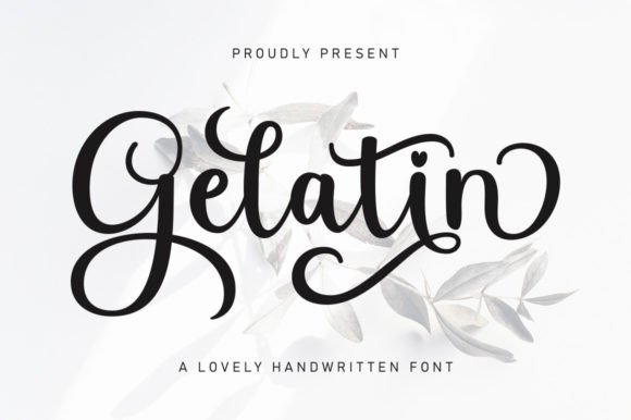 Gelatin: The Handwritten Font Blending Elegance with Modern Style