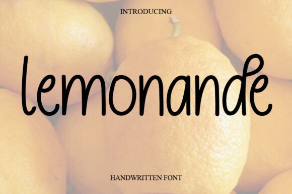 Lemonande: A Handwritten Font That Feels Like a Conversation