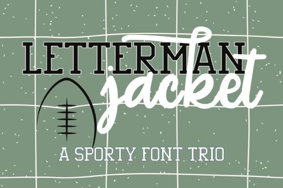 Letterman Jacket Font: Bold Handwritten Style for Modern Design