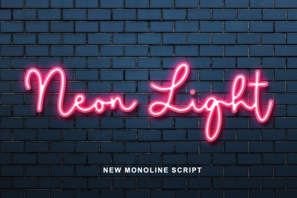 Neon Light: A Playful Display Font for Modern Creators