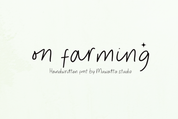 On Farming: A Typeface Rooted in Organic Charm