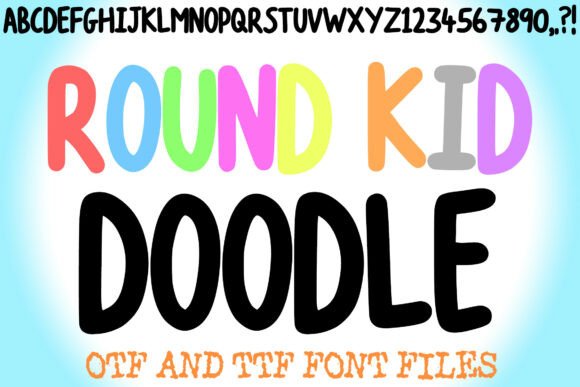 Round Kid Doodle: Inject Playful Charm Into Your Designs