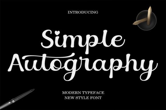 Simple Autography: A Fresh Take on Elegant Handwriting