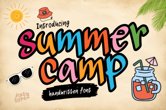 Summer Camp: A Font That Feels Like a Campfire Story