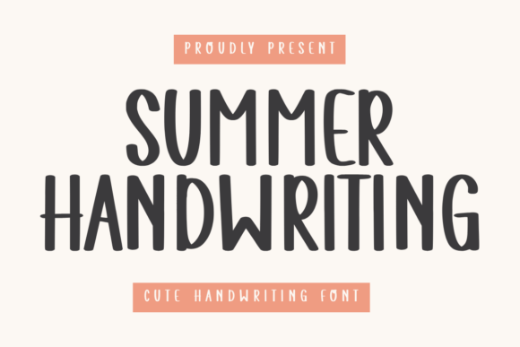 Summer Handwriting: A Font That Feels Like a Sun-Drenched Afternoon